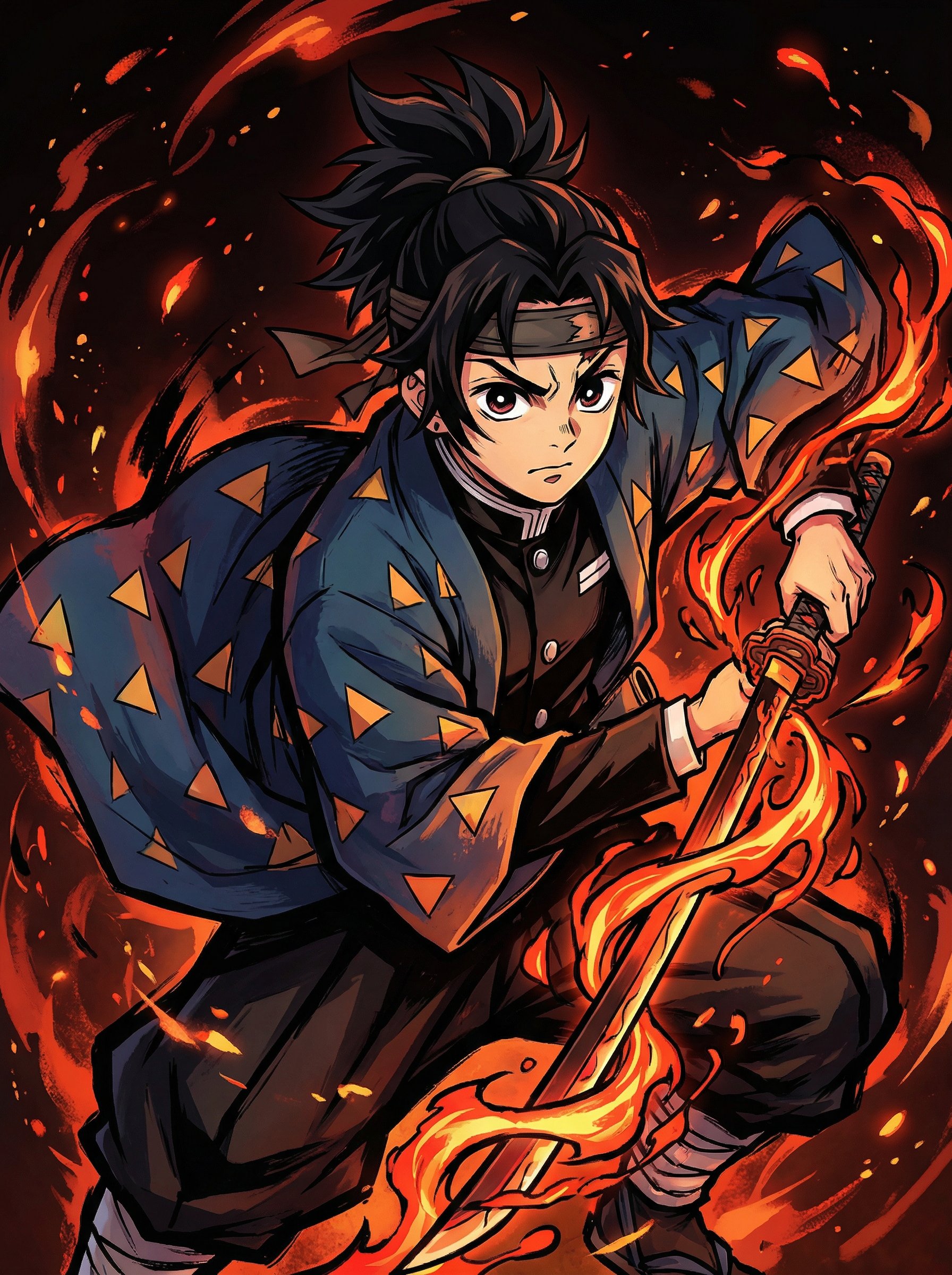 蜜桃传媒动漫-炎之呼吸火焰剑舞