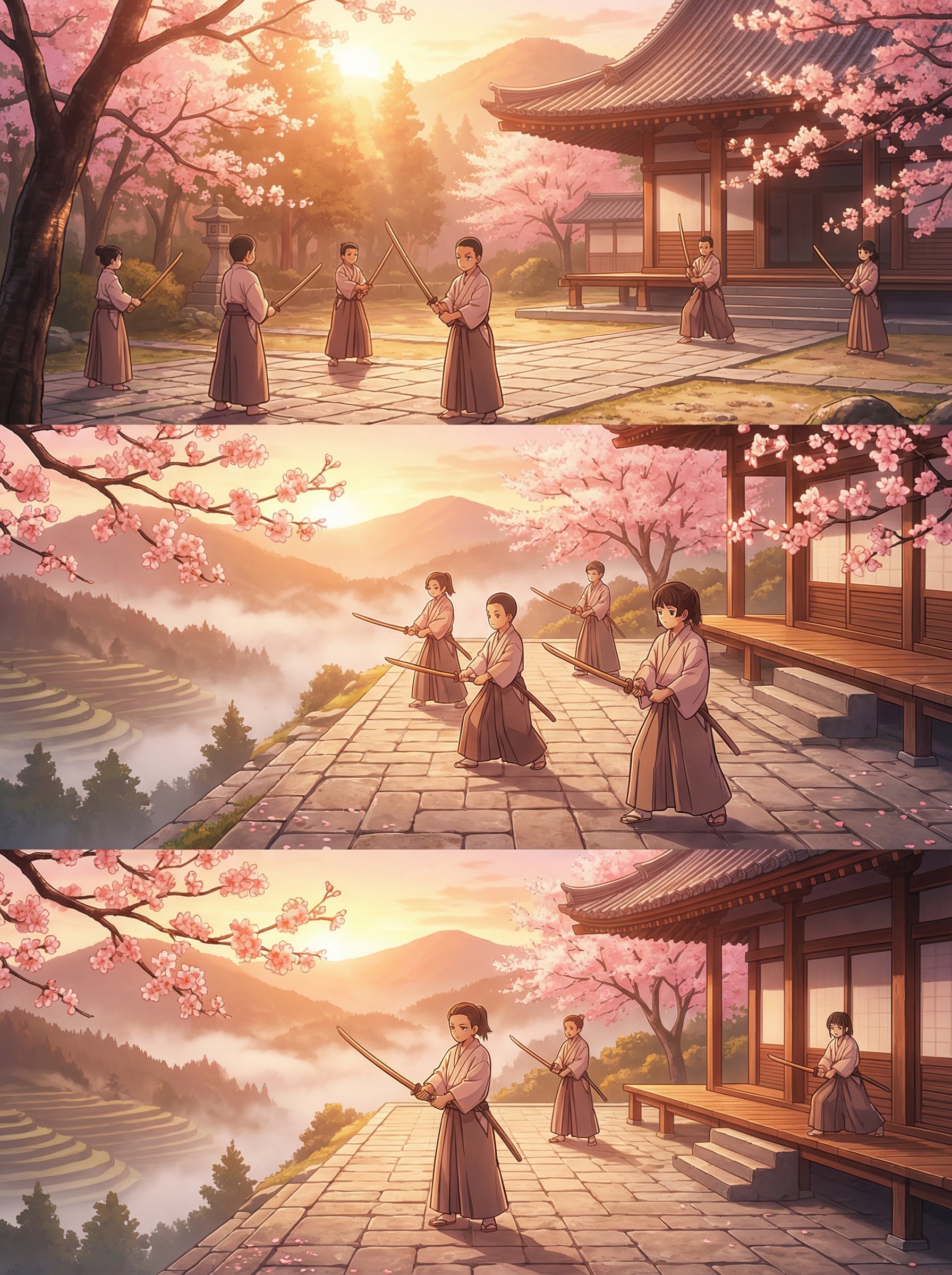 蜜桃传媒动漫-晨曦修炼樱花道场